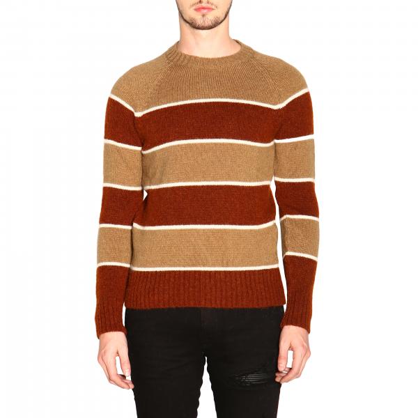 Ami Paris Outlet: sweater for man - Brown | Ami Paris sweater ...