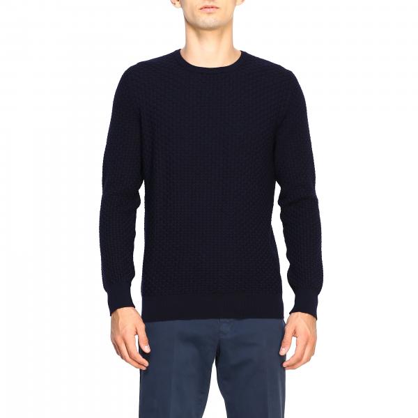 Gran Sasso Outlet: Sweater men - Blue | Sweater Gran Sasso 57109 14240 ...