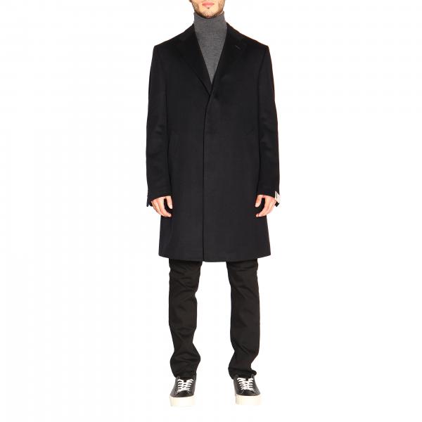 Corneliani Outlet: coat for man - Blue | Corneliani coat 841400 9812179 ...