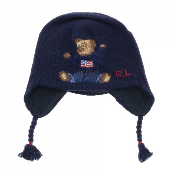 Polo Ralph Lauren Kid Outlet Hat kids Blue Hat Polo Ralph Lauren Kid 320703136