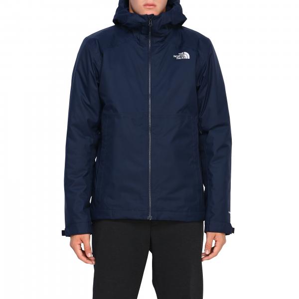 The North Face Outlet: coat for man - Blue | The North Face coat T93YFI ...