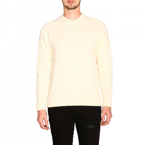 Ami Paris Outlet: Sweater men Ami Alexandre Mattiussi - White | Sweater ...