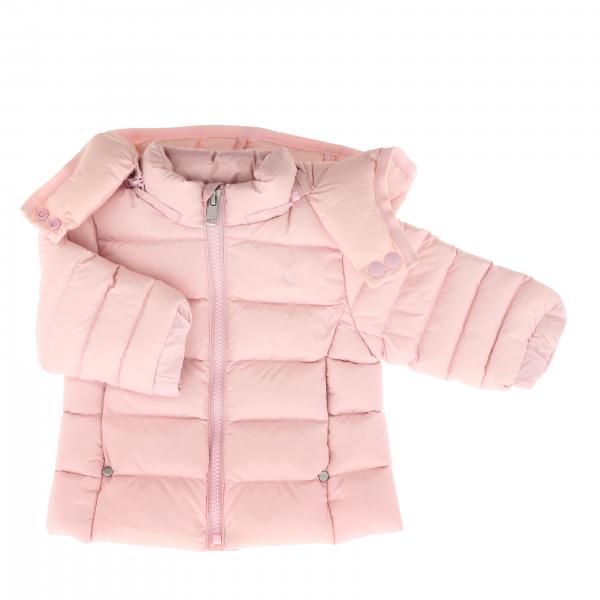 Polo Ralph Lauren Infant Outlet: jacket for baby - Pink | Polo Ralph ...