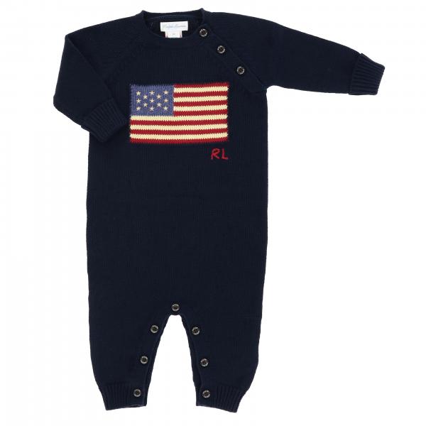 Polo Ralph Lauren Infant Outlet tracksuits for baby Blue Polo