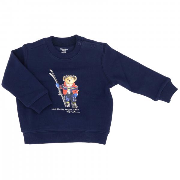 Polo Ralph Lauren Kid Outlet: sweater for baby - Blue | Polo Ralph ...