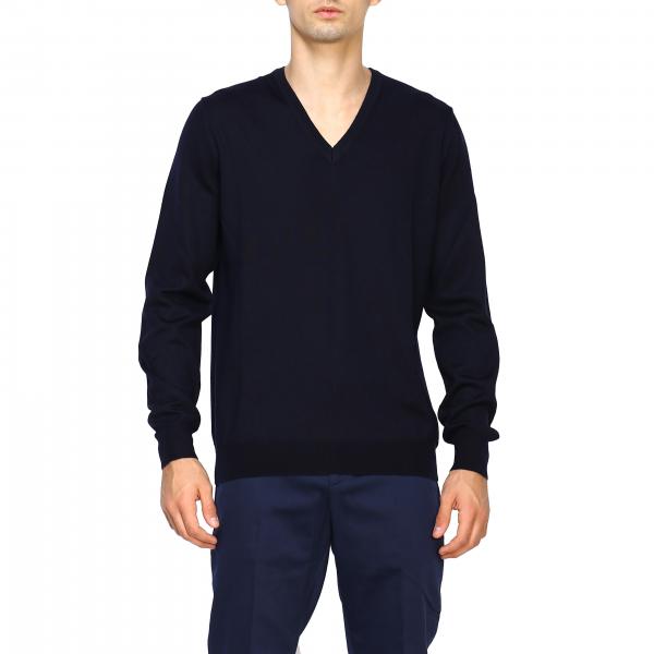 Fay Outlet: V sweater | Sweater Fay Men Blue | Sweater Fay NMMC1392430