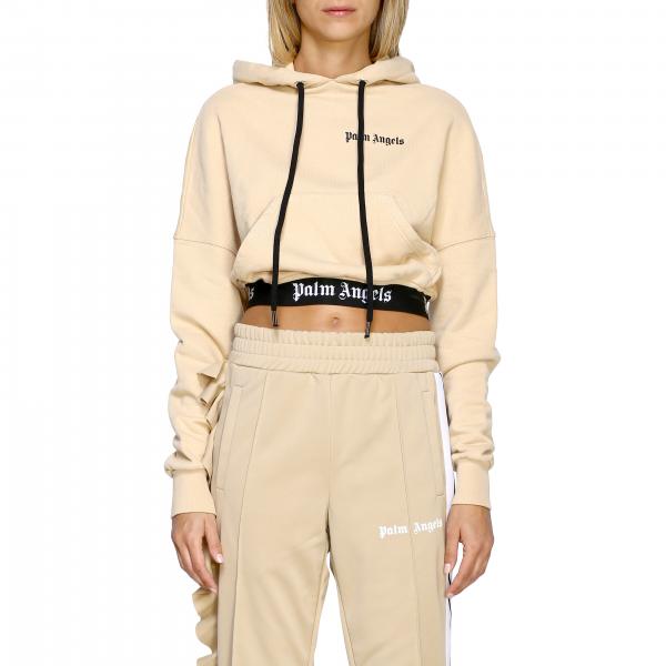 Palm Angels Outlet Maglia donna Naturale Maglia Palm Angels