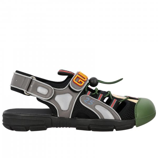 GUCCI: Shoes men | Sandals Gucci Men Black | Sandals Gucci 563484 98D10 ...