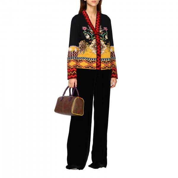 Con Borsa Mano In A Etro Donna 8040 Pelle 0h857 FantasiaBauletto Contrasto Bordi On8w0vmN