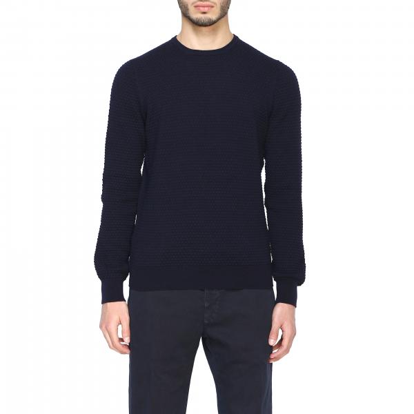 Gran Sasso Outlet: Jumper men - Blue | Jumper Gran Sasso 57108 14222 ...