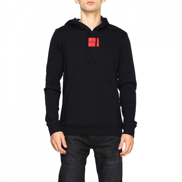 Hugo Outlet: sweatshirt for man - Black | Hugo sweatshirt 10100205 ...