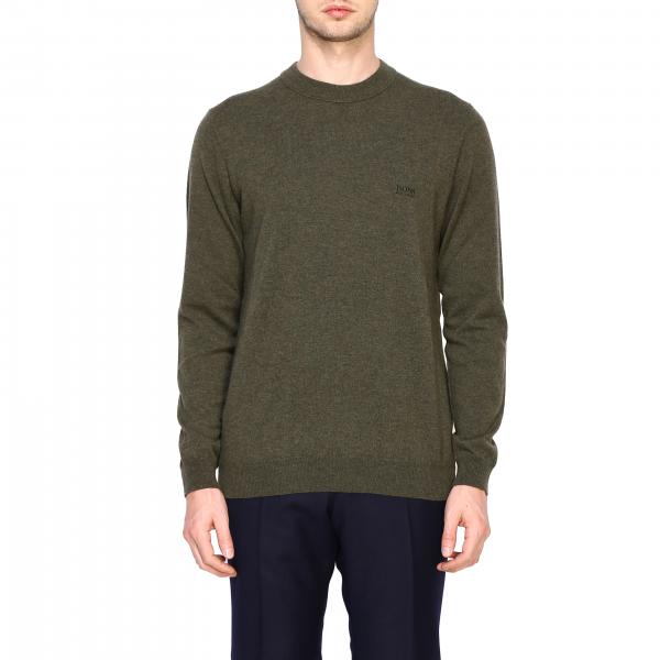 Boss Outlet: Sweatshirt men - Green | Sweater Boss 10220753 BACIO ...