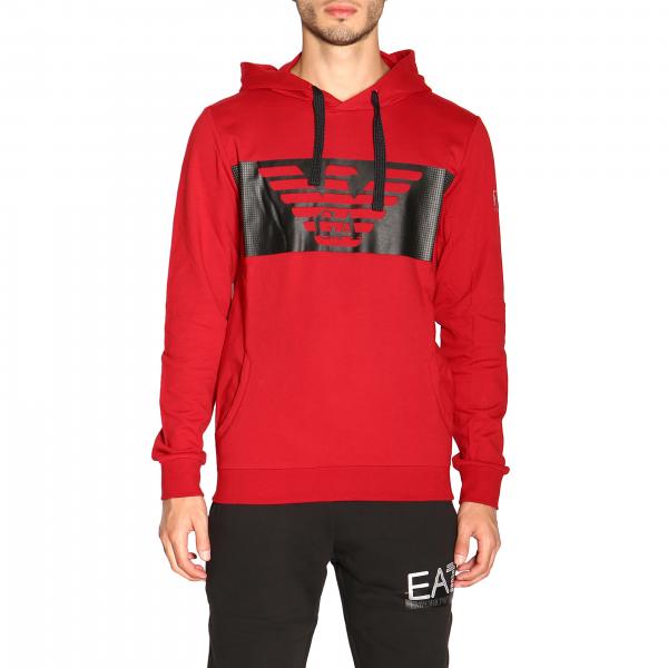 Ea7 Outlet: Sweatshirt men - Red | Sweatshirt Ea7 6GPM56 PJ05Z GIGLIO.COM