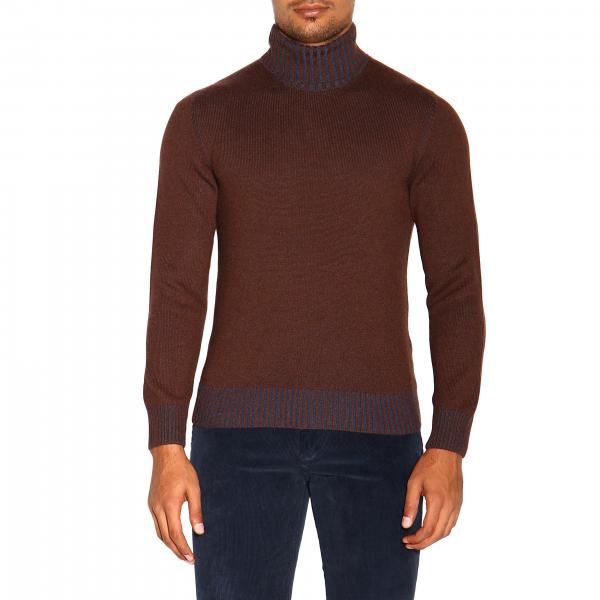 Gran Sasso Outlet: sweater for man - Brown | Gran Sasso sweater 23115 ...