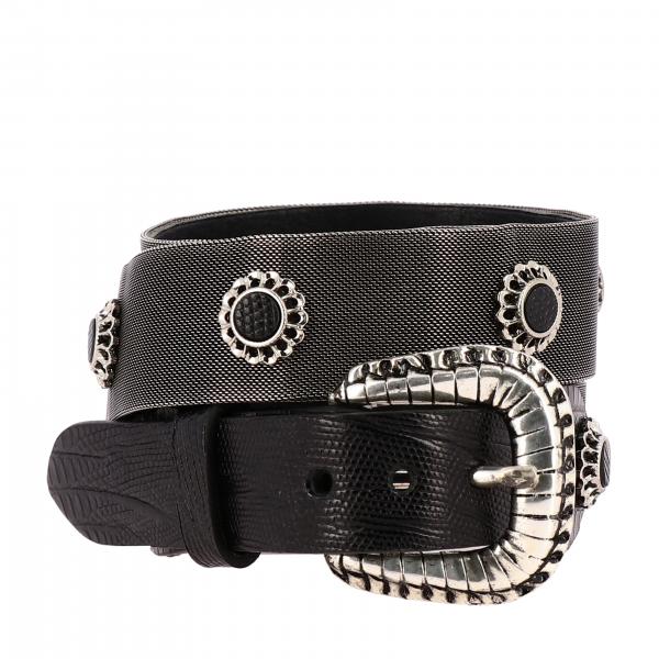 NANNI: belt for woman - Silver | Nanni belt 367AV P7 online on GIGLIO.COM
