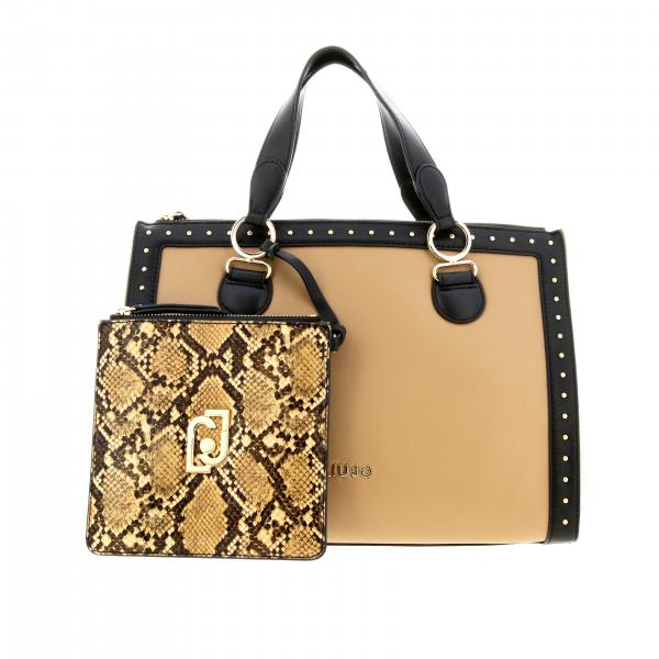 Tracolla Borchie Con Borse E Stampa Liu FantasiaBorsa Pochette Jo Pitone Contrasto A Bordi N69064e0019 Donna 08wPnOk