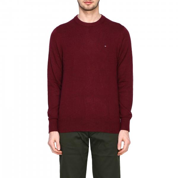 red tommy hilfiger jumper