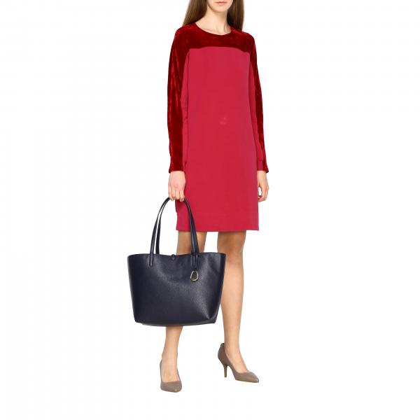 Con Reversibile Traforato A Mano Logo Borsa Pelle Lauren Donna 431764203 RalphIn 9YD2IeEHW