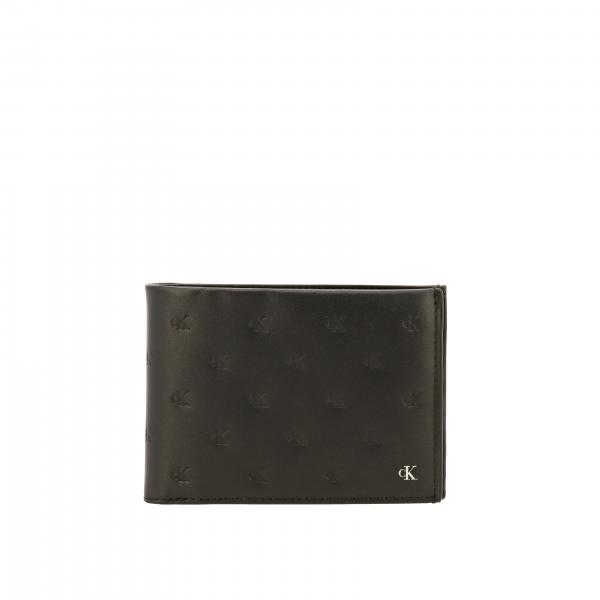 CALVIN KLEIN JEANS: wallet for men - Black | Calvin Klein Jeans wallet ...