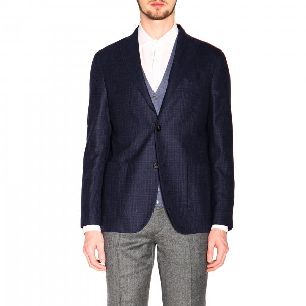 Boglioli Outlet: Jacket men | Blazer Boglioli Men Blue | Blazer ...