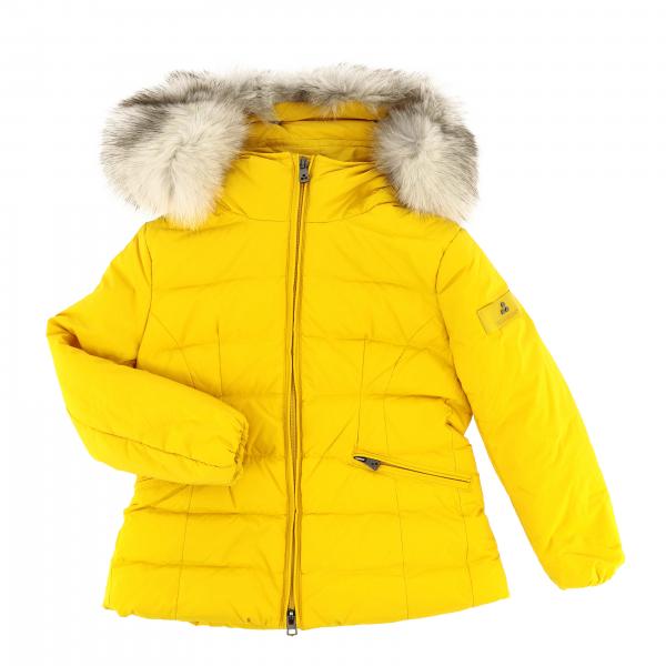 Peuterey Outlet: jacket for girl - Ocher | Peuterey jacket PTG1112 ...