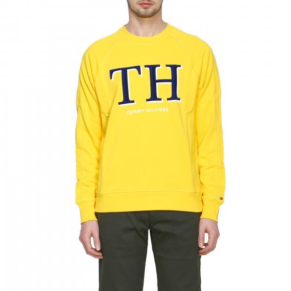TOMMY HILFIGER: sweatshirt for man - Yellow | Tommy Hilfiger sweatshirt ...