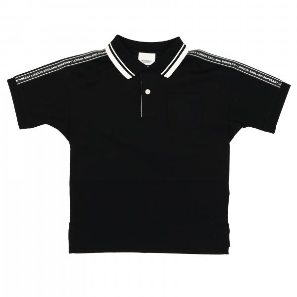 Burberry logo装饰短袖POLO衫