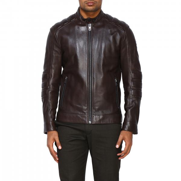 Boss Outlet: Coat men - Brown | Coat Boss 10219910 JAGSON2 GIGLIO.COM