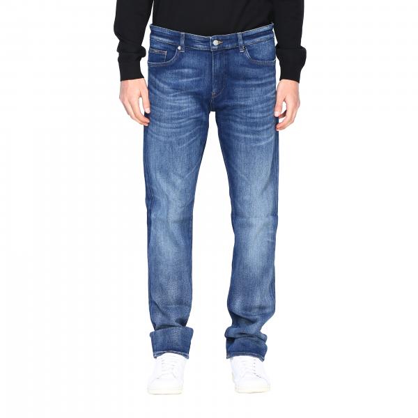 pols Surichinmoi voedsel Boss Outlet: stretch denim jeans - Blue | Boss jeans 110219963 DELAWARE3  online on GIGLIO.COM