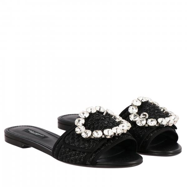 Dolce & Gabbana Outlet: Flat sandals women | Flat Sandals Dolce ...