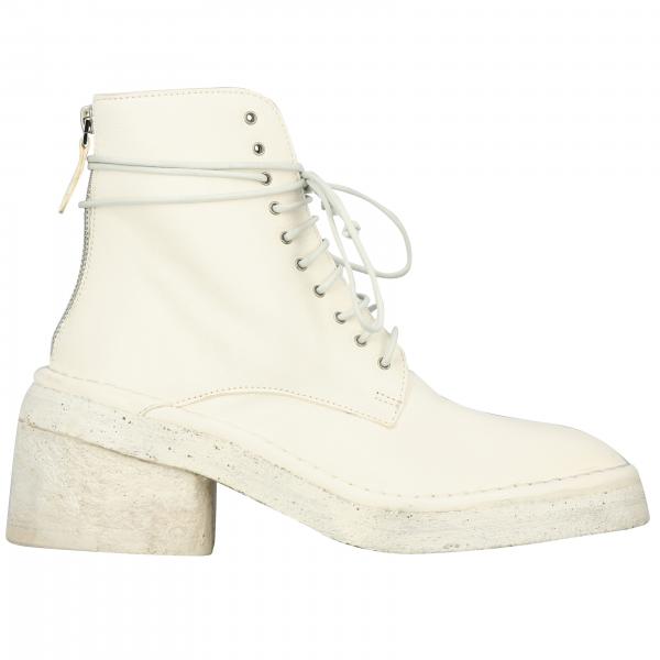 MARSELL: Flat ankle boots women | Flat Ankle Boots Marsell Women White ...