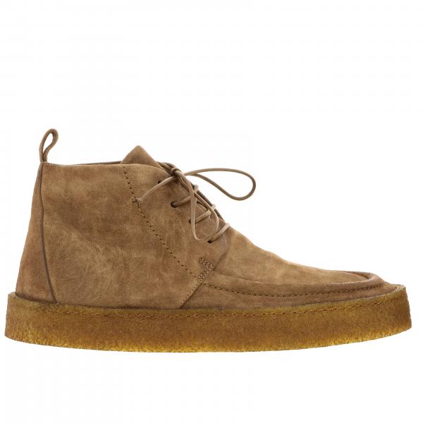 Desert boots Cassapara Marsell en daim avec semelle en caoutchouc
