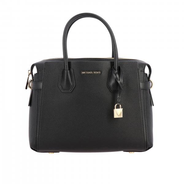 Сумка из текстурированной кожи с логотипом Женское Michael Michael Kors