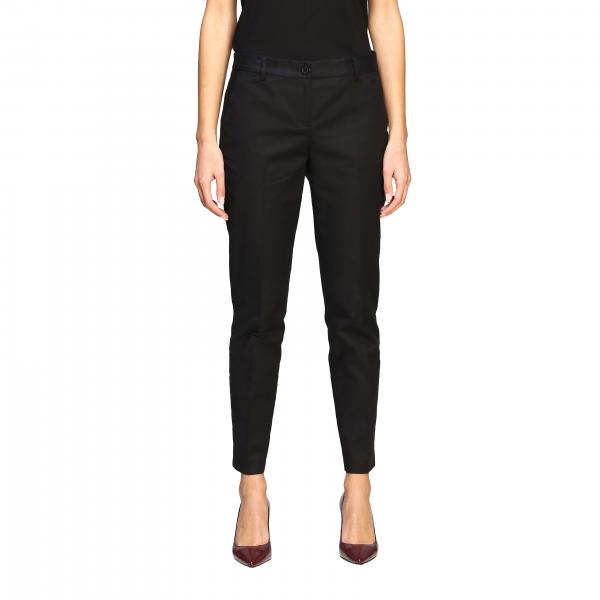 MICHAEL MICHAEL KORS Womens Black Pocketed Pull-on Metallic Logo Straight  leg Pants M - Walmart.com