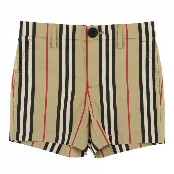 Burberry Outlet: Classic vintage striped shorts - Beige | Burberry ...