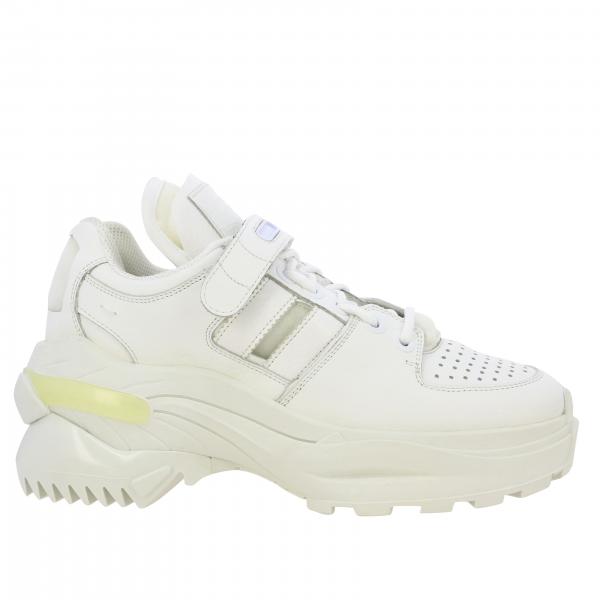 MAISON MARGIELA: Low-top Retro Fit sneakers - White | Maison Margiela ...