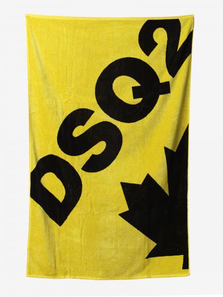 Dsquared2 Junior bath towel with big logo