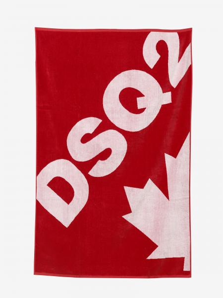 Dsquared2 Junior bath towel with big logo