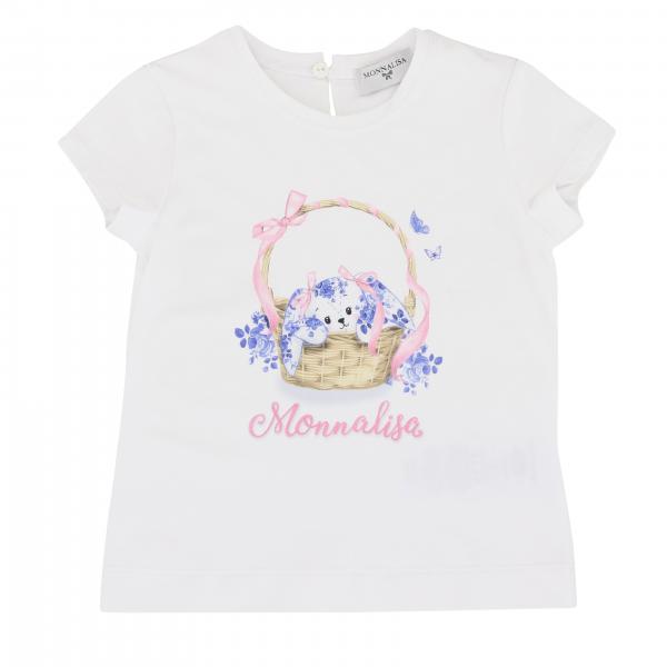 T-shirt Monnalisa Bebé a maniche corte con stampa floreale