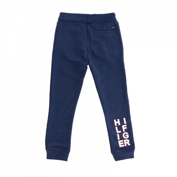 tommy hilfiger logo cuffed fleece pants