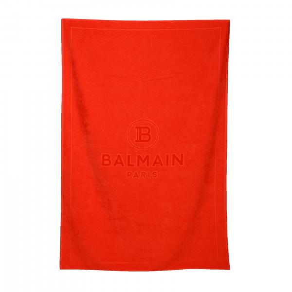 Balmain bath towel with logo