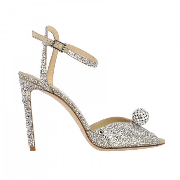 Jimmy Choo Outlet: high heel shoes for women - Silver | Jimmy Choo high ...