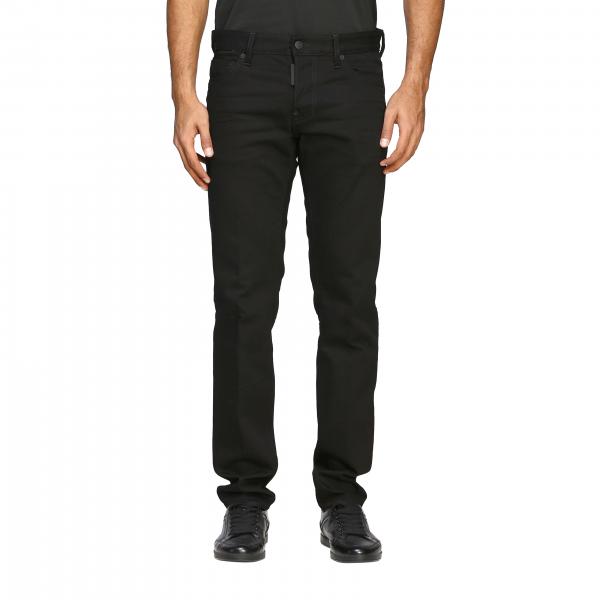 Dsquared2 Outlet: dark denim jeans - Black | Dsquared2 jeans ...