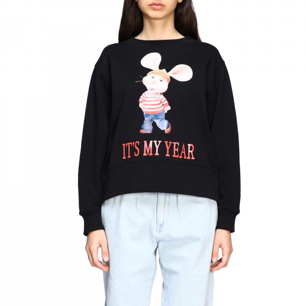 Alberta Ferretti Sweatshirt mit Rundhalsausschnitt und