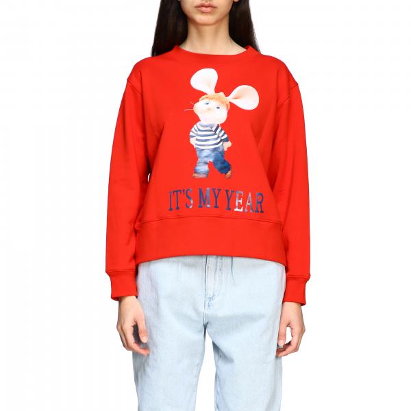 Alberta Ferretti Sweatshirt mit Rundhalsausschnitt und
