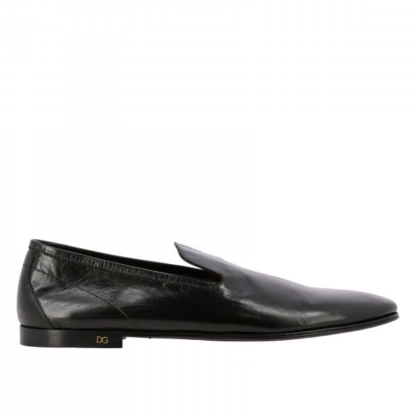 DOLCE & GABBANA: slipper in smooth leather | Loafers Dolce & Gabbana ...