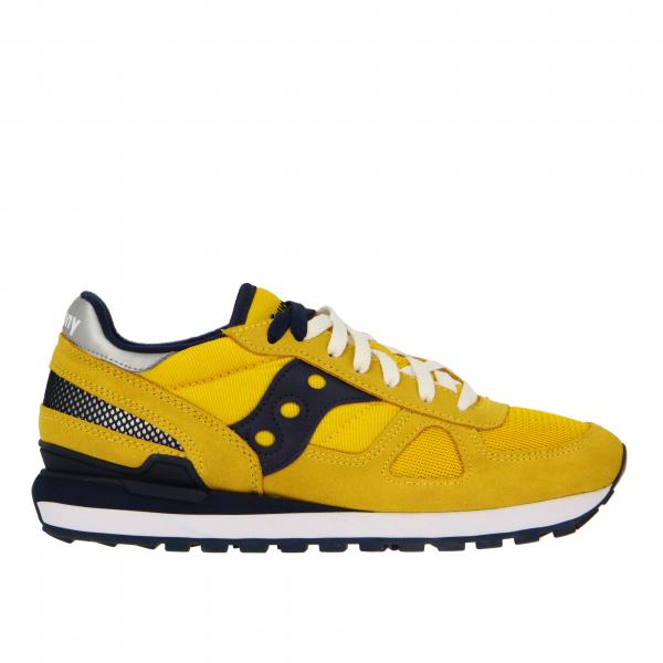 SAUCONY: trainers for men - Yellow | Saucony trainers 2108 online on ...