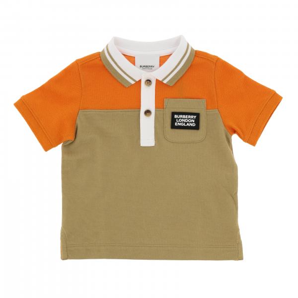 burberry polo shirt kids orange