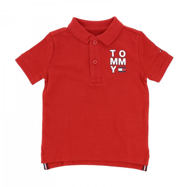 Tommy Hilfiger logo印花短袖POLO衫