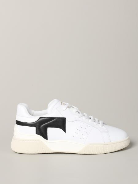 Tod's sneakers in leather with contrasting detail